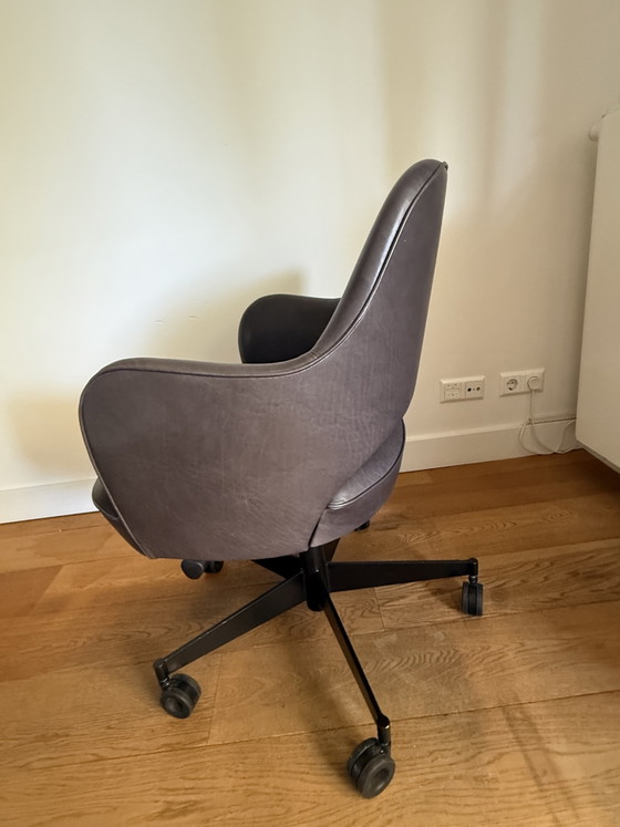 Baxter Leather Spinning Top – Office chairs, Metal (photo 5 of 5)