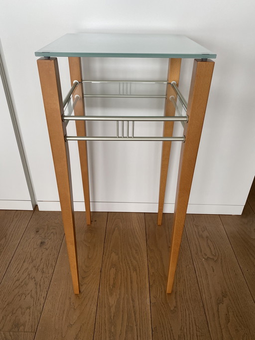 Mesa auxiliar retro de alto diseño