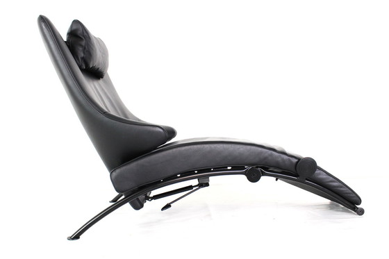 Image 1 of WK Wohnen Multi-Functional Relax Chair / Relax Armchair "Solo" by Prof. Heiliger in Premium Leather