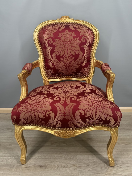 Image 1 of Poltrona in stile Luigi XV