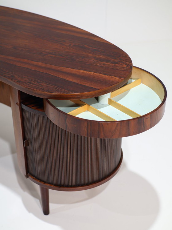 Kai Kristiansen Schreibtisch mit Bar Modell 54 Kidney Palisander – Wood (photo 9 of 19)