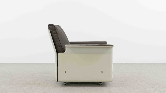 VITSOE SEATGROUP VAN DIETER RAMS, MODEL 620, EASYCHAIR+SOFA – Bankstel, Textile (photo 30 of 37)