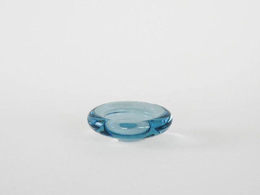 Glazen schaal, Deens ontwerp, jaren 60, fabrikant: Holmegaard, ontwerper: Per Lütken