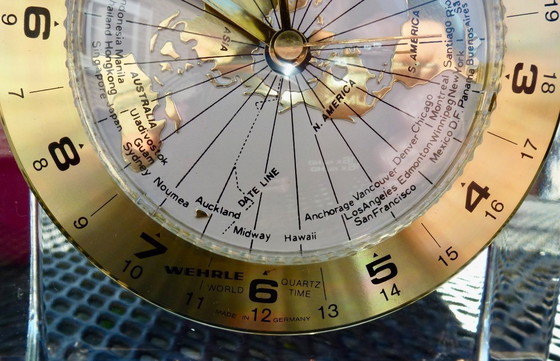 Image 1 of Wehrle world clock.