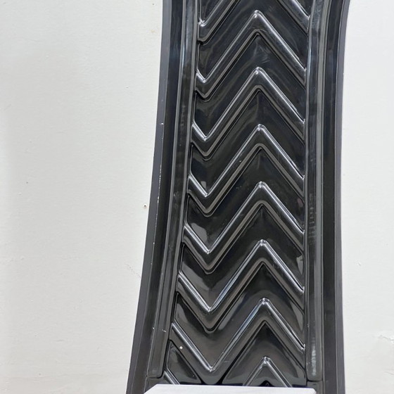 Acerbis "Narciso" Postmodern Silhouette Standing Floor Mirror 1980s – Stone (photo 12 of 14)