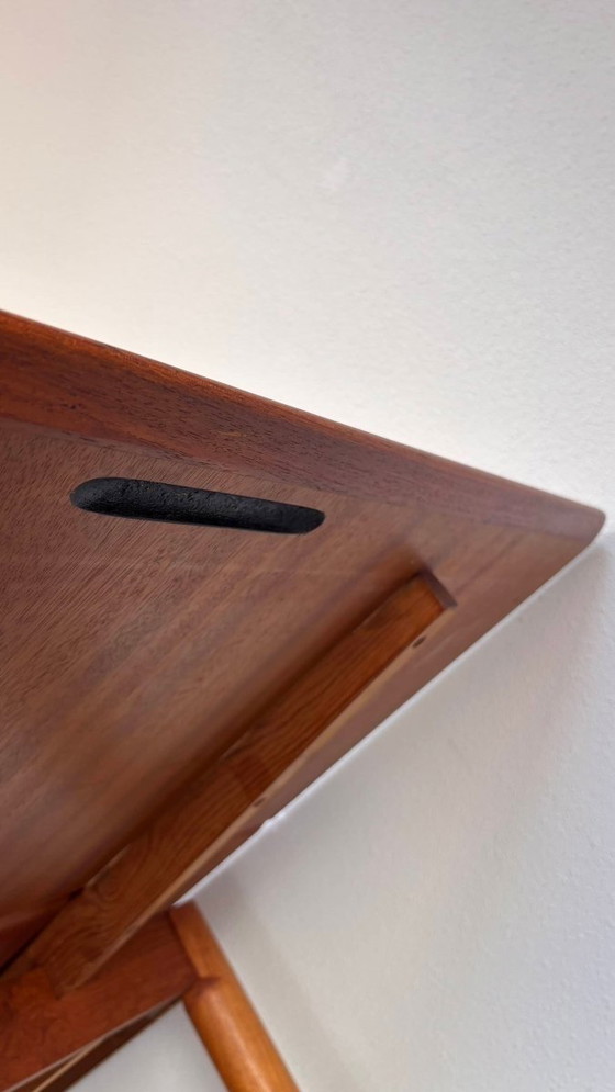 Image 1 of Table de salle à manger vintage en teck carré