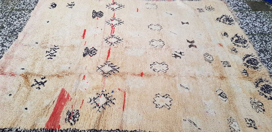 Image 1 of Alfombra bereber de lana anudada a mano, 191 x 157 cm