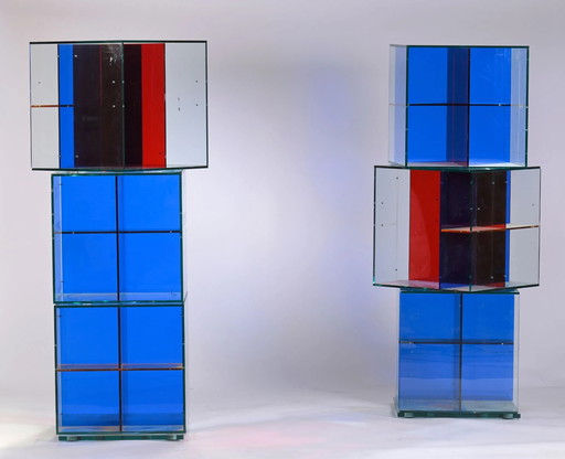 Rare Jean Nouvel revolving bookcase, 2000