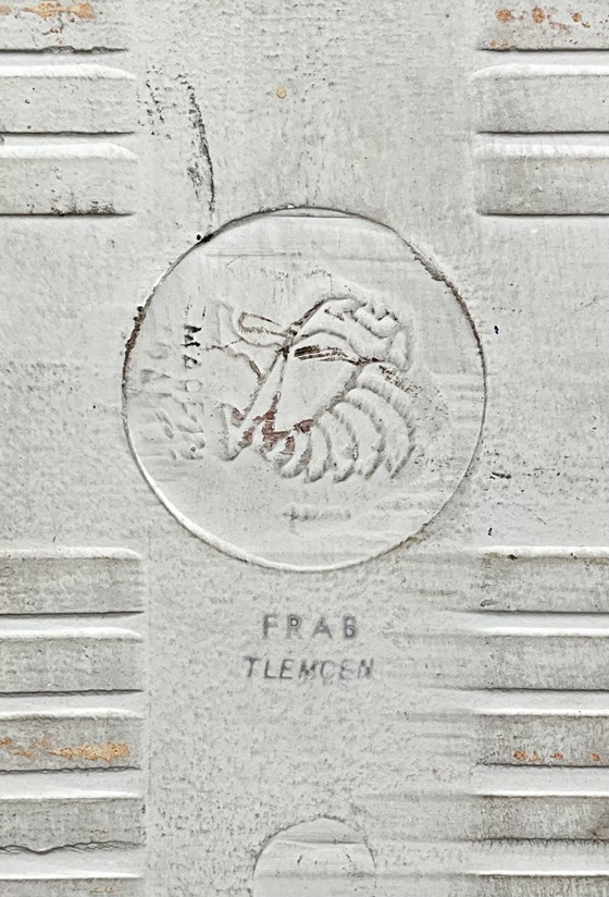 FRAB Tlemcen, Französische glasierte Keramik Religiöse Wanddekoration, Desvres, 1950er Jahre, FRAB DESVRES (Foto 8 von 9)