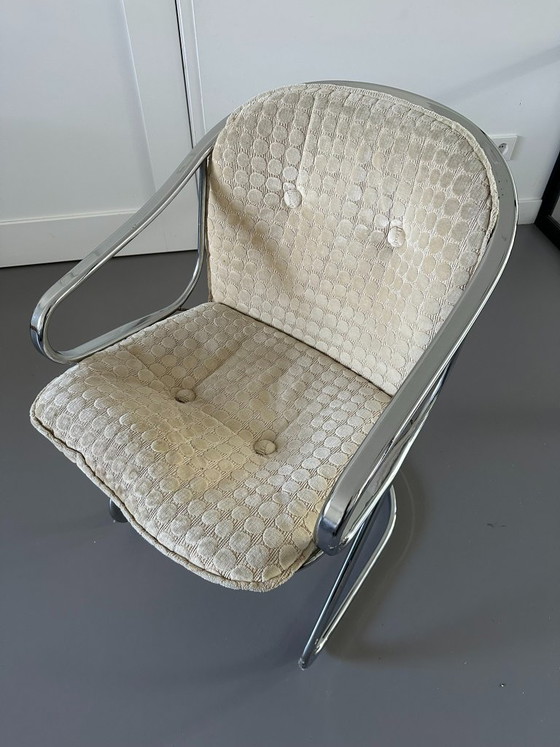 Image 1 of Vintage Design Chairs Gastone Rinaldi set van 4 stoelen