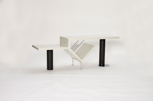 Attyka 2 Console Table Designed by Jacob Jensen for Bang & Olufsen, Denmark, 1980’s – Wood