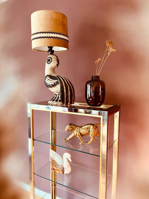 Large Georges Pelletier “70’s Accolay-Style Zoomorphic Sculpture Lamp