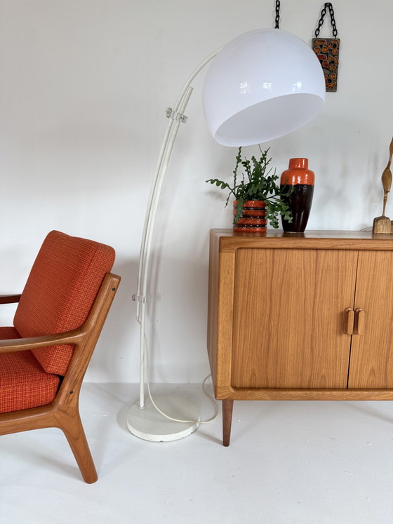 Vintage Adjustable Arc Lamp, Solken Leuchten '70 – Floor lights, Plastic, Metal (photo 3 of 12)