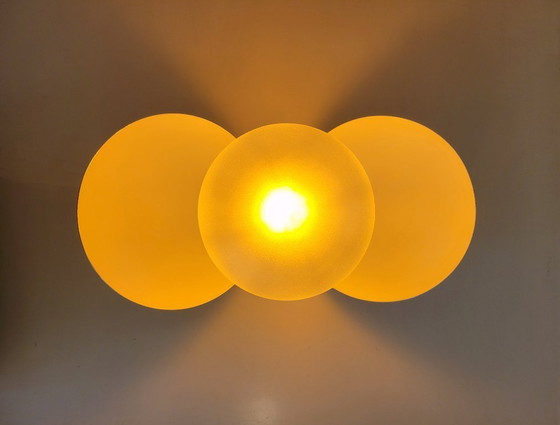 Image 1 of Set of 2 Diaframma wall lamps by Fontana Arte 1960