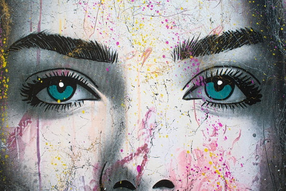 Image 1 of GONGAS - Chica Brillante - Lienzo de Artista