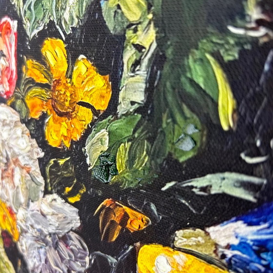 Image 1 of Dave Pollot - 'Dry Run' - Pintura al óleo en seco sobre impresión limitada (1/5)