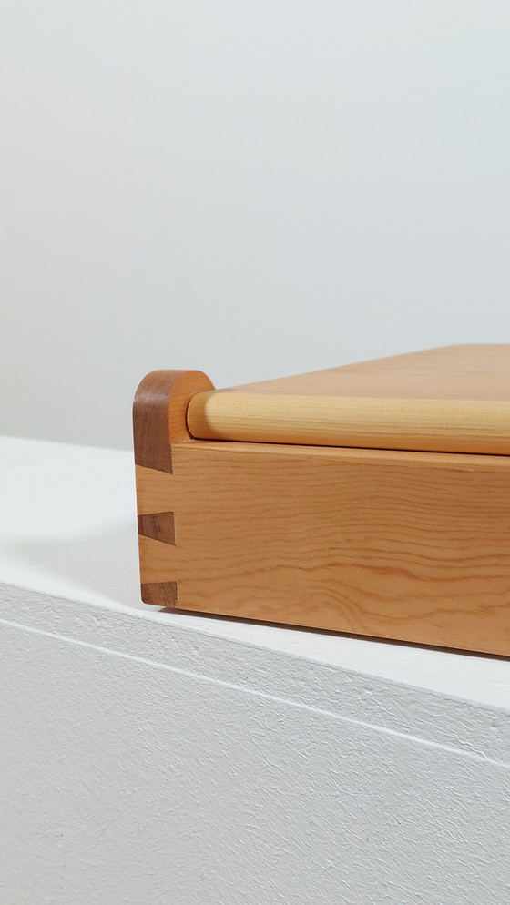 Image 1 of Carpenter-made wooden minimalist vintage wooden box dovetail