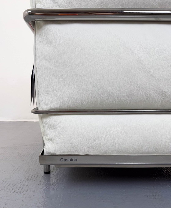 LC3 Le Corbusier, Cassina, Charlotte Perriand Leather Chair Seats – Armchairs, Metal (photo 6 of 8)
