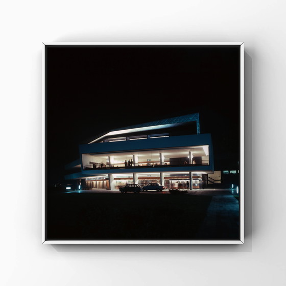 Image 1 of 1x Impresión de Bellas Artes – Stadttheater Bonn, modernismo de 1958