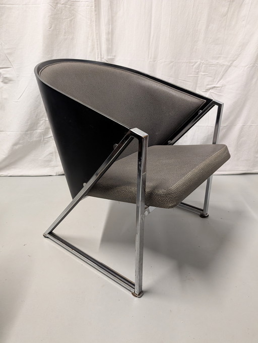 Brutalistischer Jouko Järvisalo Sessel Mondi Soft Chair 80er Jahre
