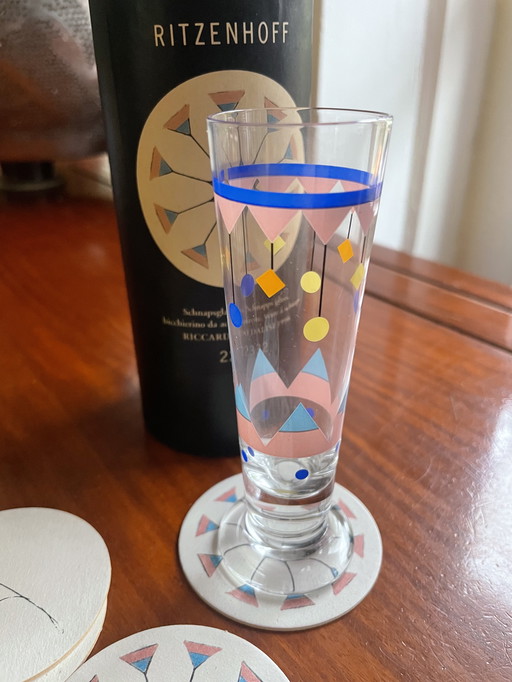 Riccardo Dalisi shot glass for Ritzenhof