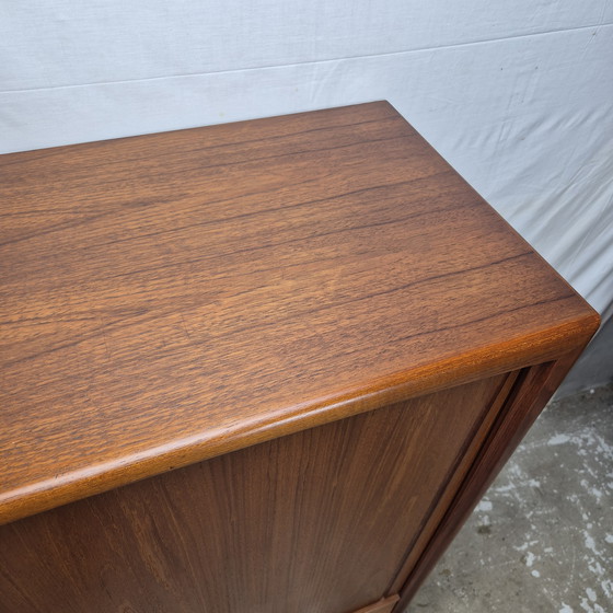 Image 1 of Axel Christensen vintage Deens wandmeubel highboard dressoir