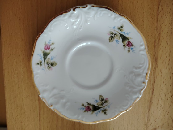 Image 1 of Wałbrzych, Polonia, porcellana antica. Decorazione rosa.