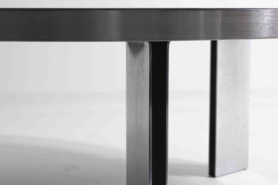 Image 1 of Brutalist etched coffee table