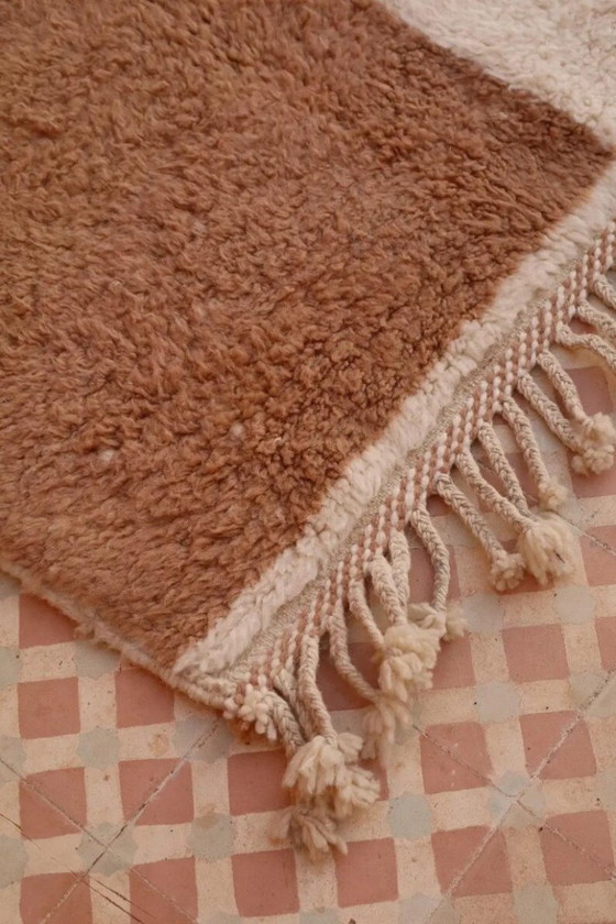Image 1 of Tapis marocain en laine natural 200cmx150cm