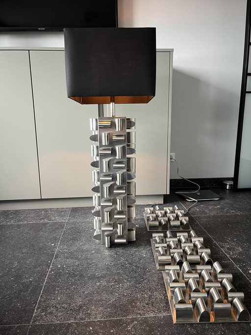 Design tafellamp incl 3 wandpanelen