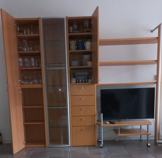 Image 1 of Magnifique meuble mural Hulsta NOVO Venti DC avec table TV (TV non incluse)