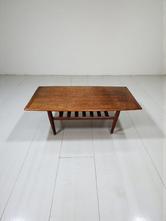 Image 1 of Mid Century Grete Jalk Teak Couchtisch Sofatisch Tisch 1960er