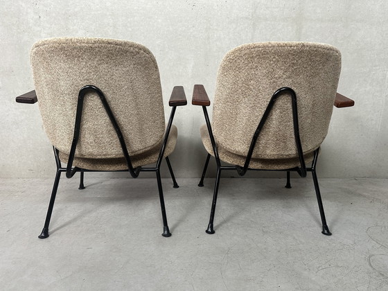Image 1 of 2x fauteuils vintage - Gijs van der Sluis - 1960s