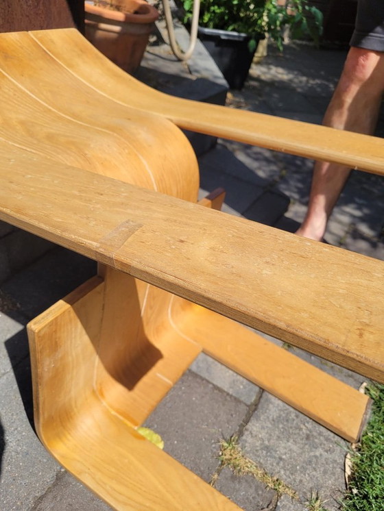 Image 1 of 6 Gijs Bakker strip chairs and table