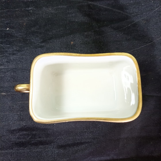 Wunderschöne antike Porzellan-Teekanne auf Réchaud – Pariser Eleganz von Pillivuyt – Geschirr, Ceramic (photo 9 of 14)