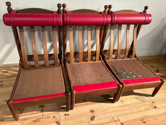 Image 1 of Set da salotto modulare in pelle della metà degli anni Sessanta (9 pezzi)