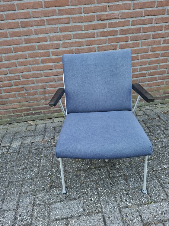 Chaise Oasis, conçue par Wim Rietveld pour Arnhem De Cirkel '58 – ahrend de cirkel, Fauteuils, Metal (photo 8 of 8)