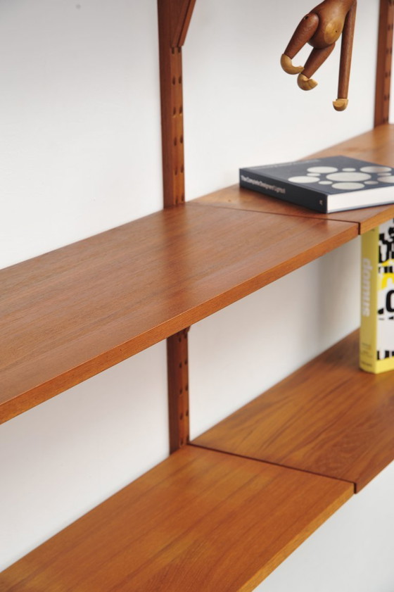 Image 1 of Mensola a muro "Royal System" in teak di Poul Cadovius per Cado (anni '50)