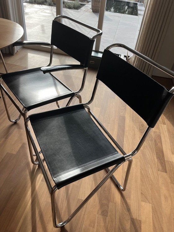 Image 1 of 6 Stylish Gispen dining table/meeting table chairs