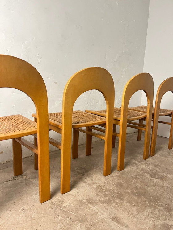 Image 1 of Set of four Arcadia cane chairs by Tagliabue di Cascina Armata, 1970-80
