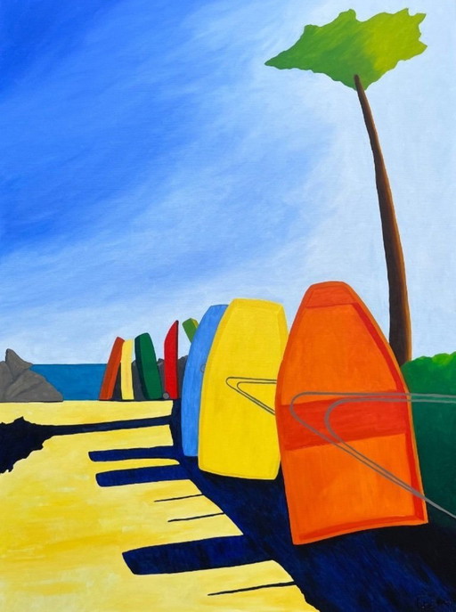 Huile sur châssis entoilé Format 81x60cm