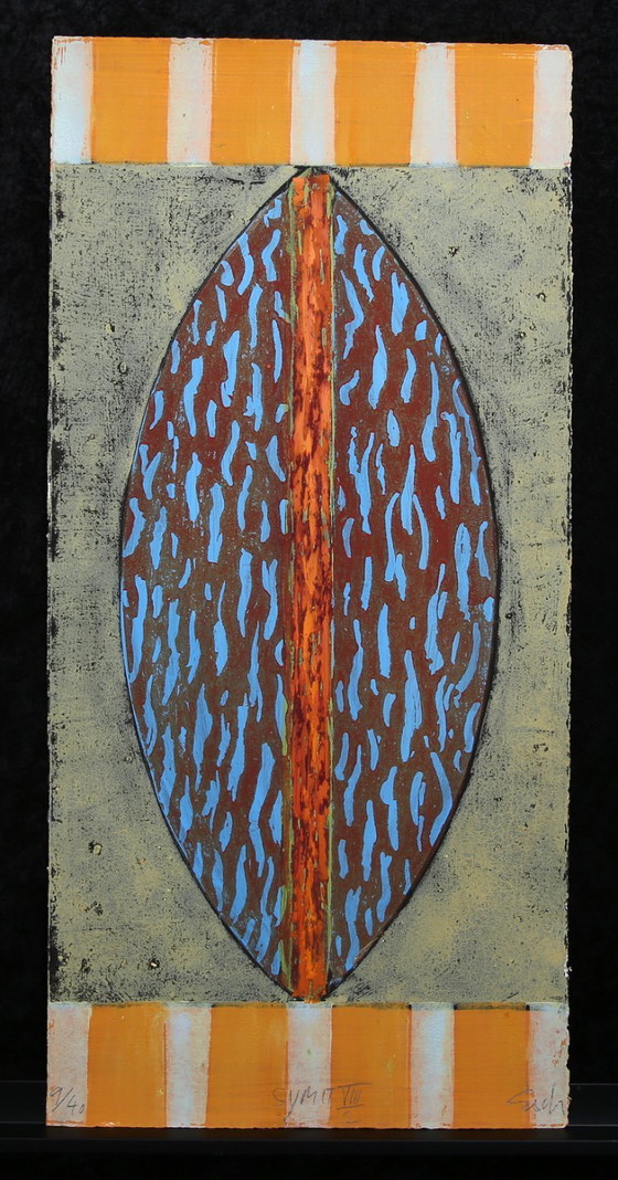 Image 1 of Schädrich, Eckart (Esch) - Symit VIII - Tríptico - Técnica mixta - firmado