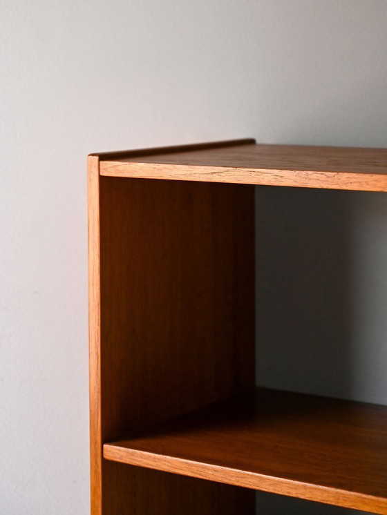 Image 1 of Bibliothèque scandinave vintage en teck avec étagères ouvertes