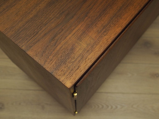 Image 1 of Walnut cabinet, Danish design, 1970s, designer: Carlo Jensen, manufacturer: Hundevad