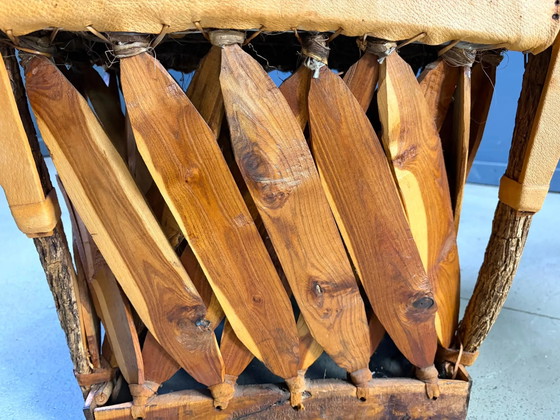Coppia di sedie Equipale messicane, anni '70 – Poltrone, Wood (photo 10 of 12)