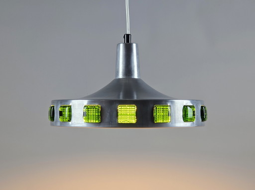 1960s Vintage Swedish Pendant Lamp By Einar Bäckström & Erik Höglund For EWÅ, Erik Wärnå.
