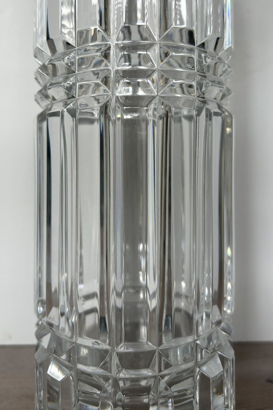 Lead Crystal Vintage Vase - Cristal D' Arques - Durand (photo 2 of 5)