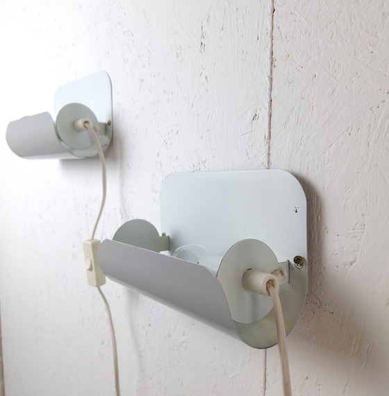 Image 1 of 2x vintage wandlamp Aneta Zweeds design
