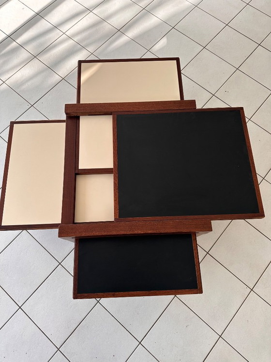 Bernard Vuarnesson For Bellato PAR4 Salontafel – Vintage Vermoedelijk Jaren ’80 – Wood (photo 2 of 8)