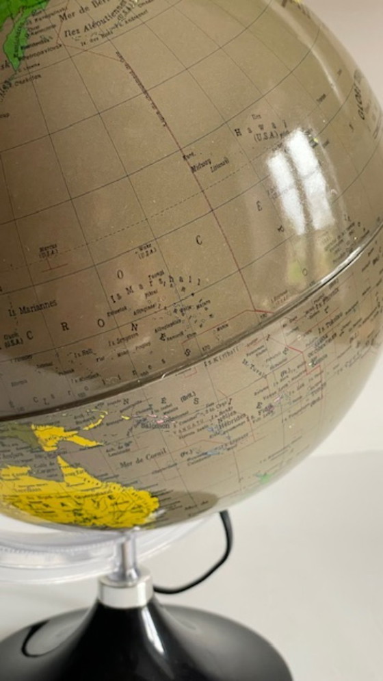 Image 1 of Illuminated Earth Globe Made in Italy
